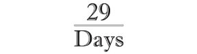 Logo 29 days